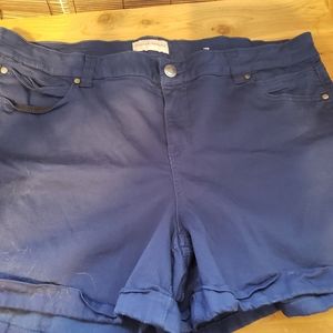 Navy blue plus size shorts size 20